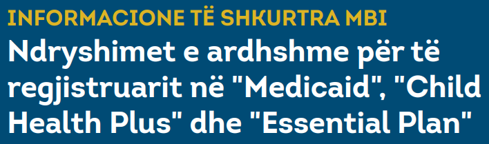 public health emergency information in Albanian