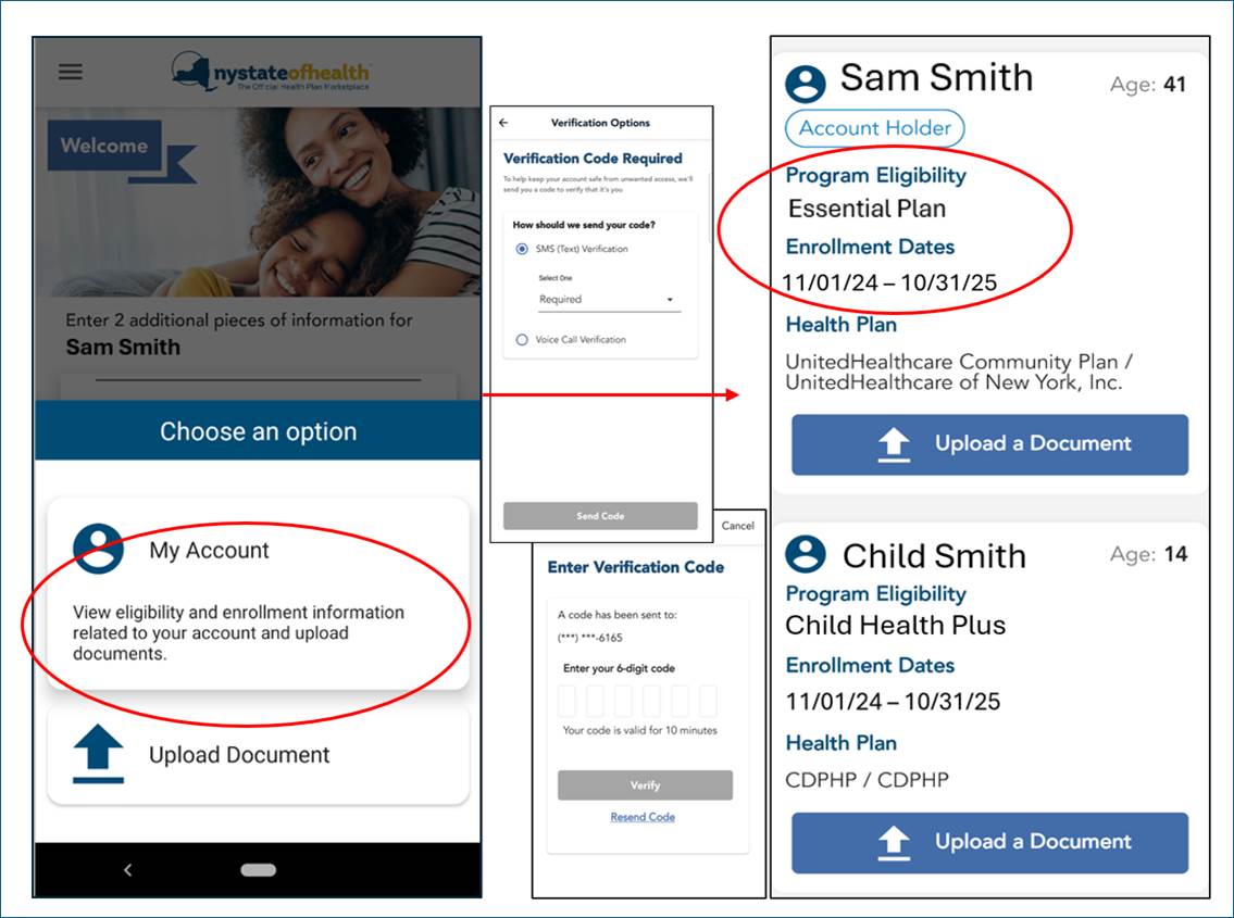 Essential Plan enrollment confirmation