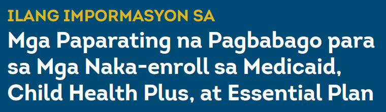 public health emergency information in Tagalog